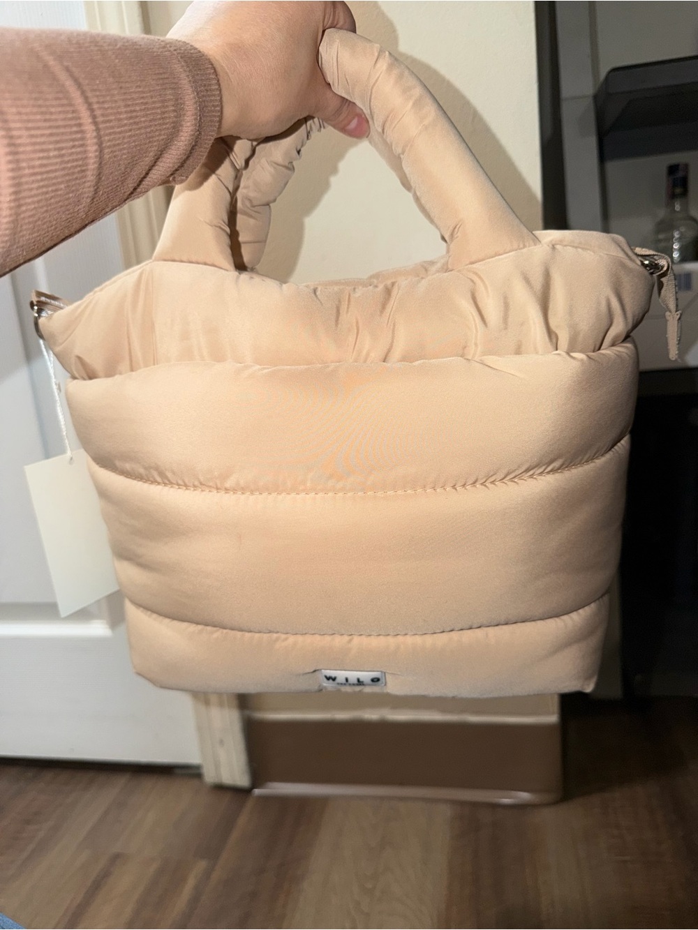 Wilo The Label Quilted Tote ๐ค | Beige | NWT - Picture 9 of 9